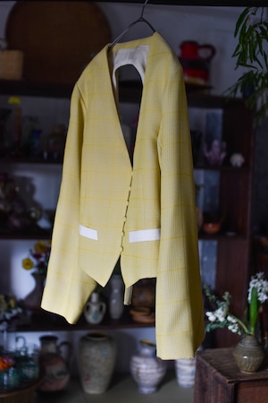 AKIRAFURUKAWA cutting vest yellow