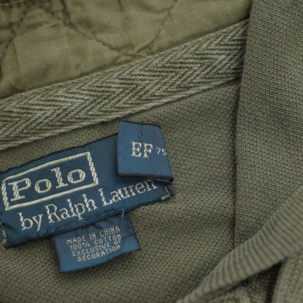 90s Polo by Ralph Lauren ラルフローレン 鹿の子編み ハーフボタン