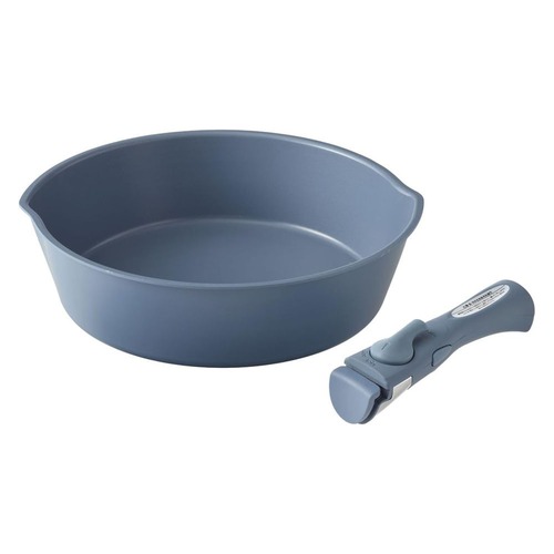 BRUNO ブルーノ フライパン 26cm 取っ手セット ネイビー BHK305-R / IH ガス オーブン対応 キッチン雑貨