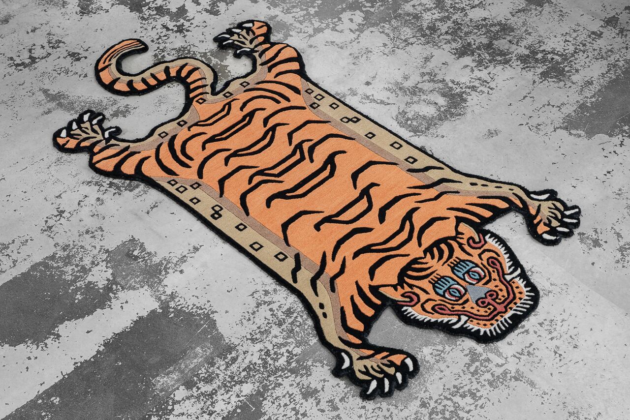 Tibetan Tiger Rug 《Mサイズ•ウール・オリジナル3・トラディショナル