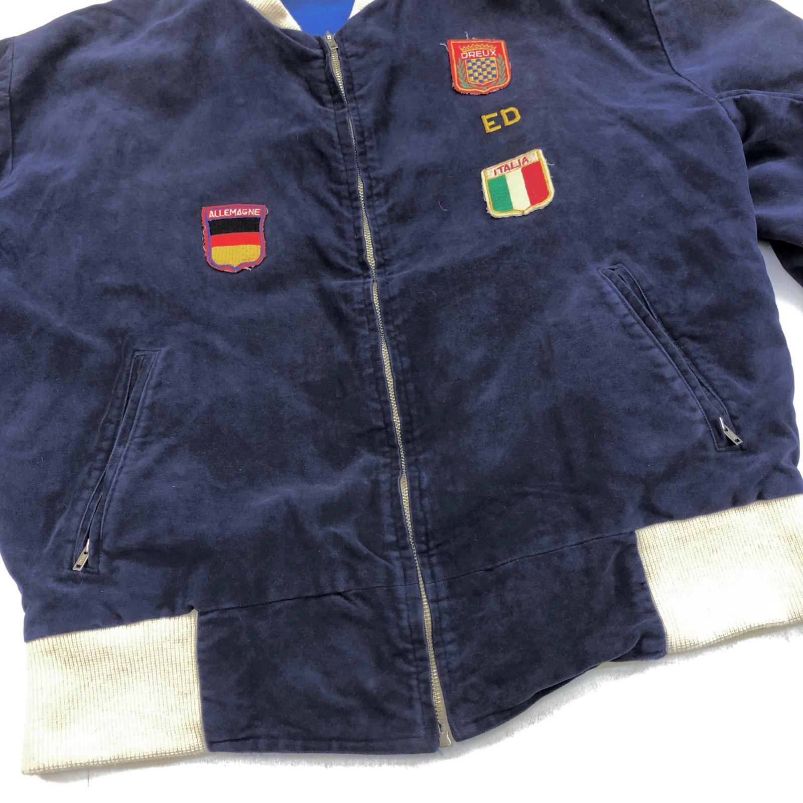UNKNOWN 50- 60年代 FRANCE DREUX AIR BASE SOUVENIR JACKET