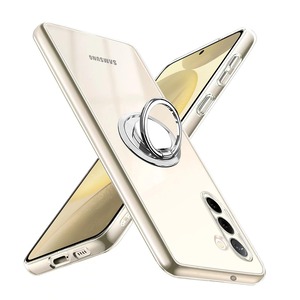 【特価処分】Galaxy S24 ケース リング付き クリア SC-51E 透明 リング ギャラクシーS24 カバー ソフト スマホケース 極薄 全透明 衝撃 吸収 柔軟 ストラップホール付き スタンド機能 車載ホルダー 滑り止め 落下防止