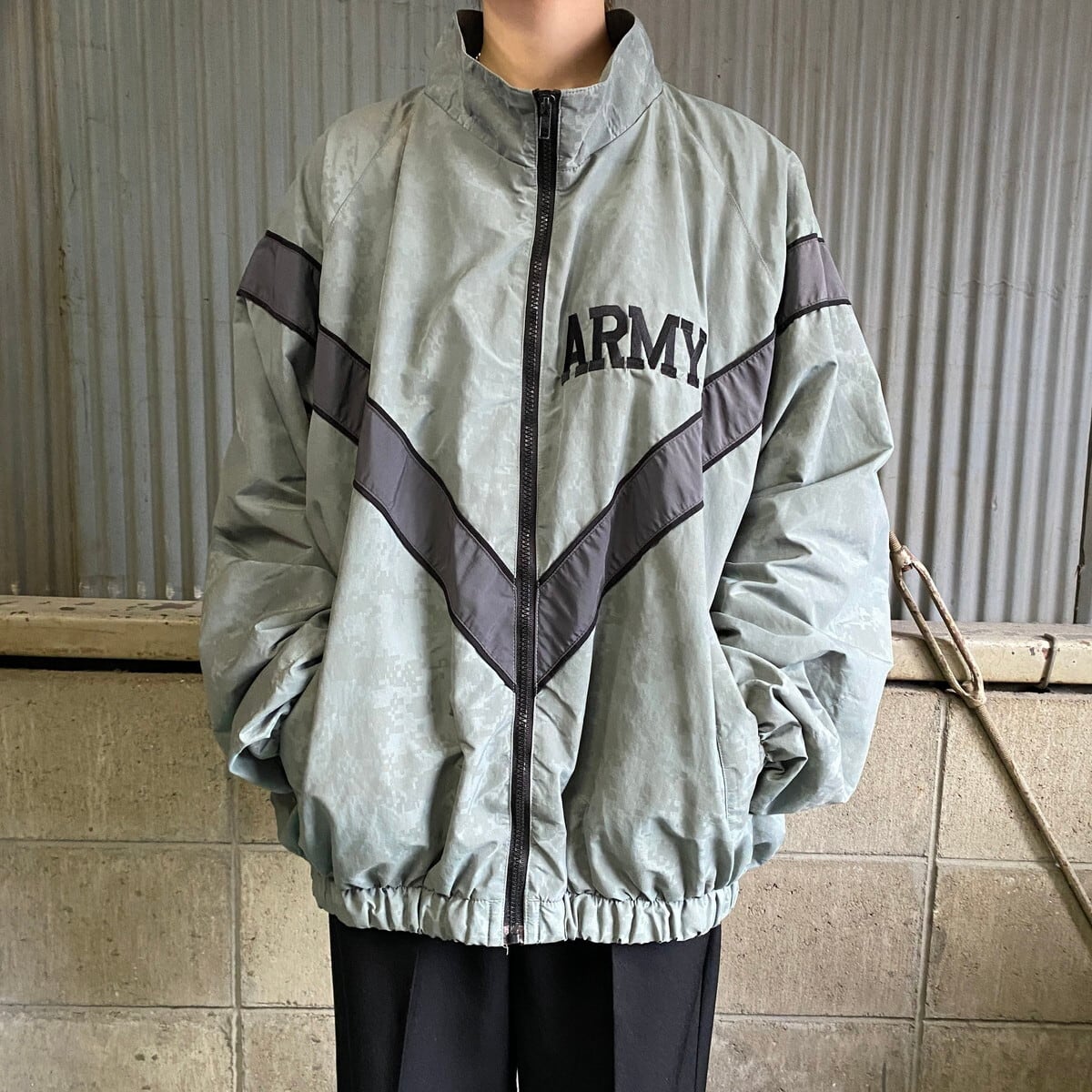 00年代 U.S.ARMY 米軍実品 PFU ミリタリー デジタルカモ 迷彩 ナイロン 