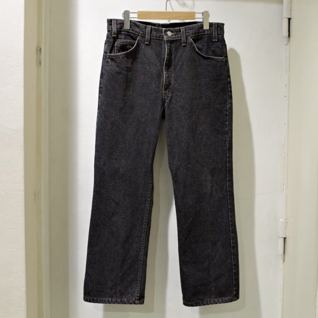 1990s Levi's 517 Black Boots Cut Jeans / Denim Pants リーバイス / 90年代 ブーツカット 先染め ブラック アメリカ製