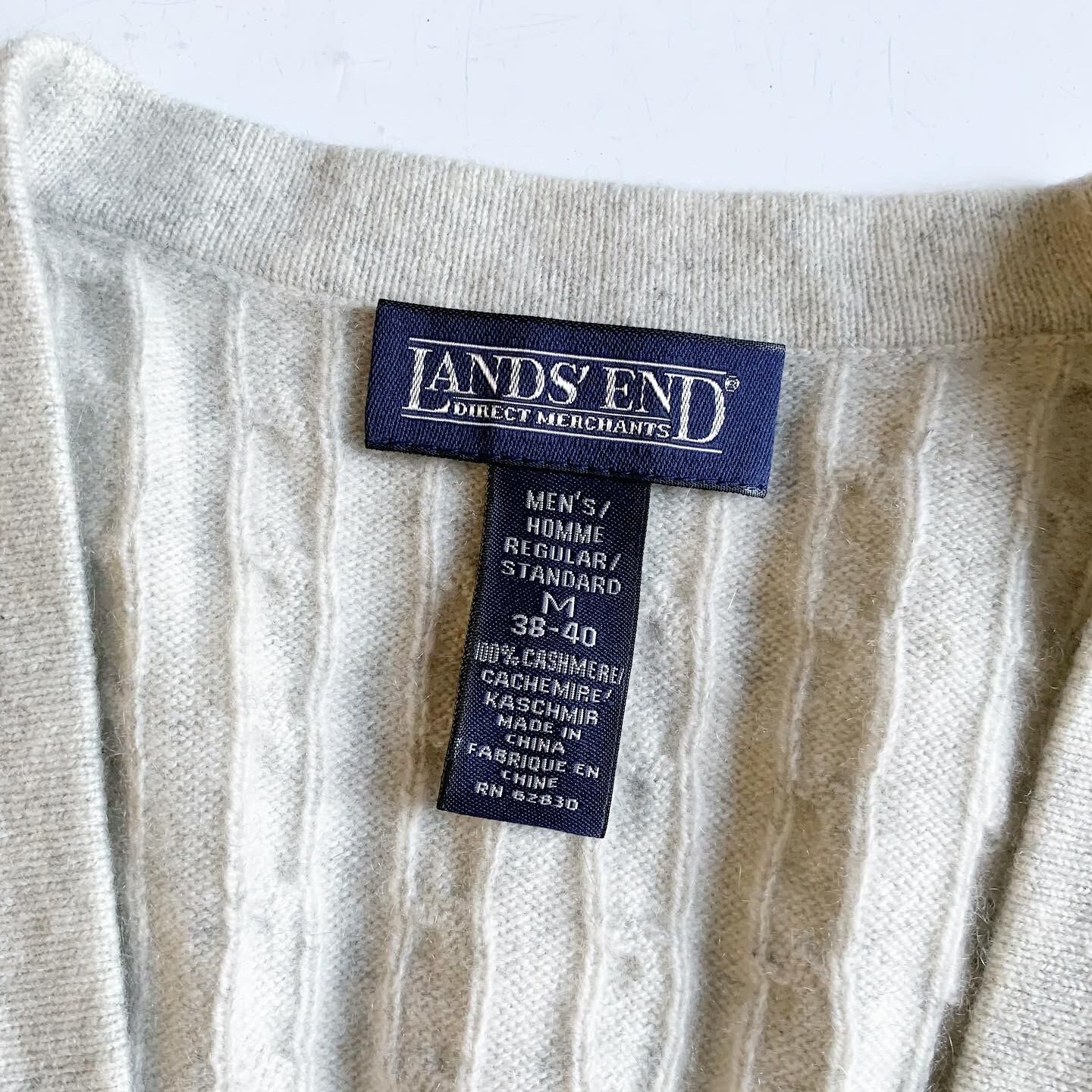 LANDS' END cashmere vest ON THE HILL