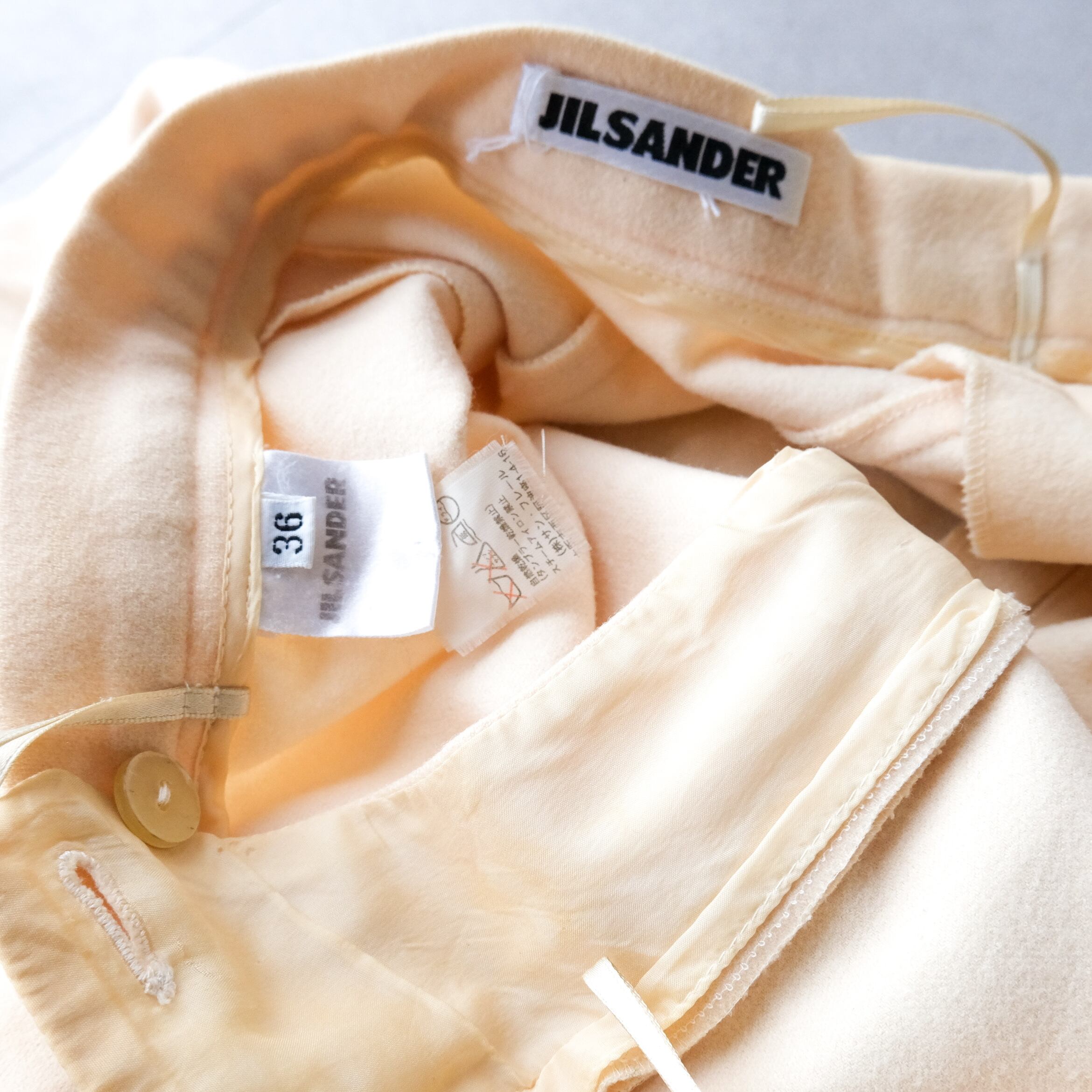 90's-00's “JIL SANDER” wool trousers pants サンフレール期 | anti
