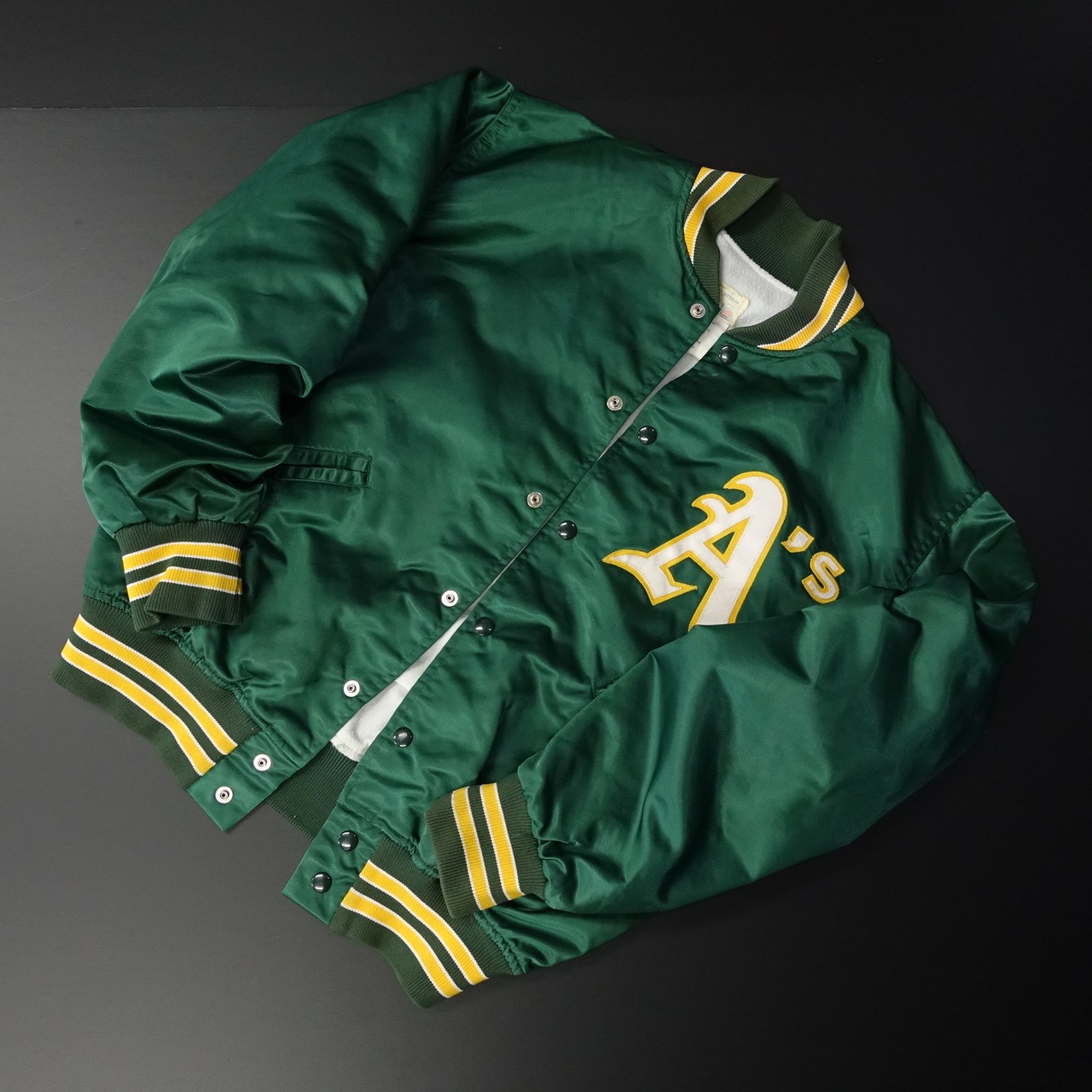 70s～ Vintage felco フェルコ スタジャン MLB アスレチックス USA製 
