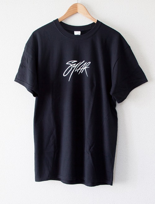 【SYLAR】Logo Flower T-Shirts (Black)