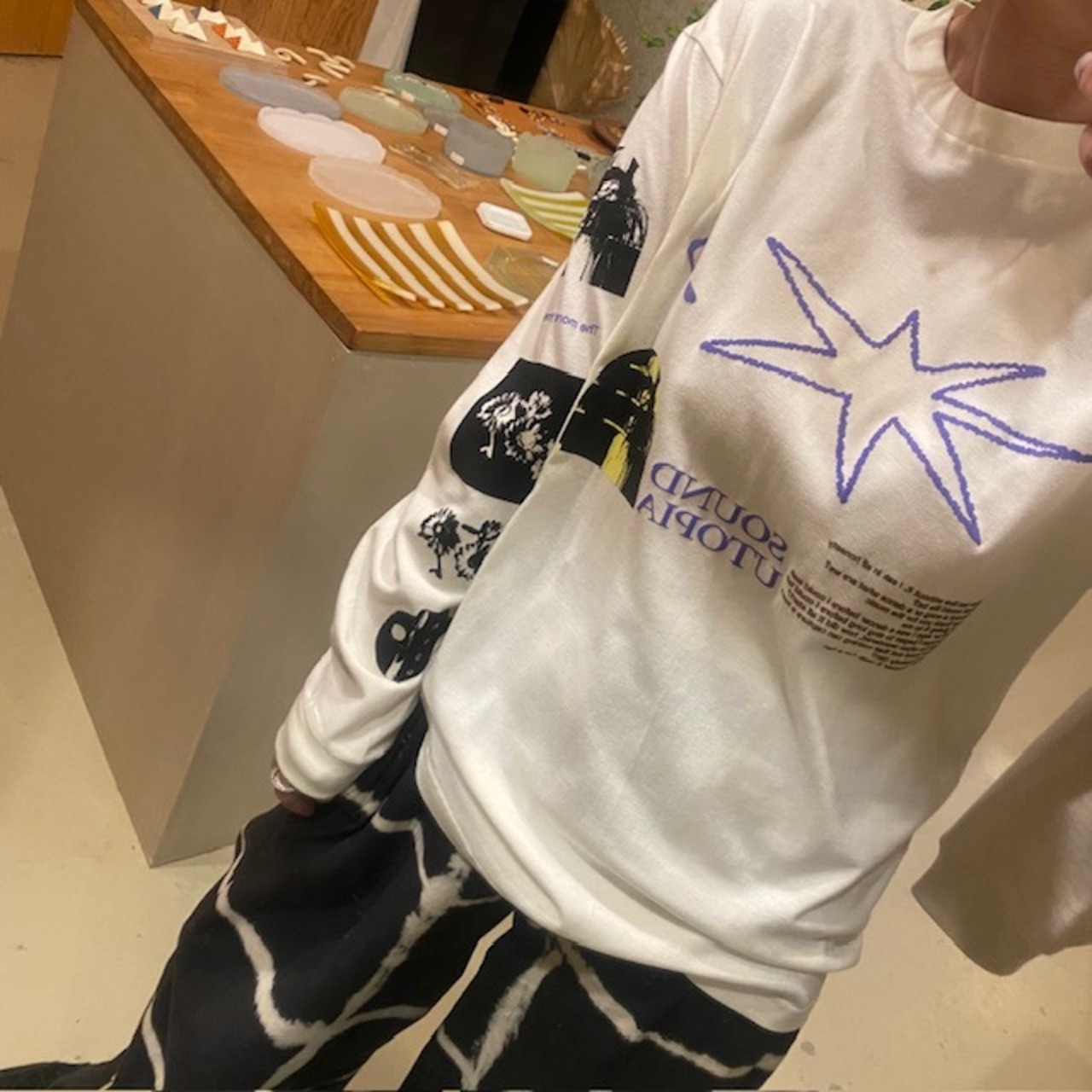 hoop : プリントロンTee