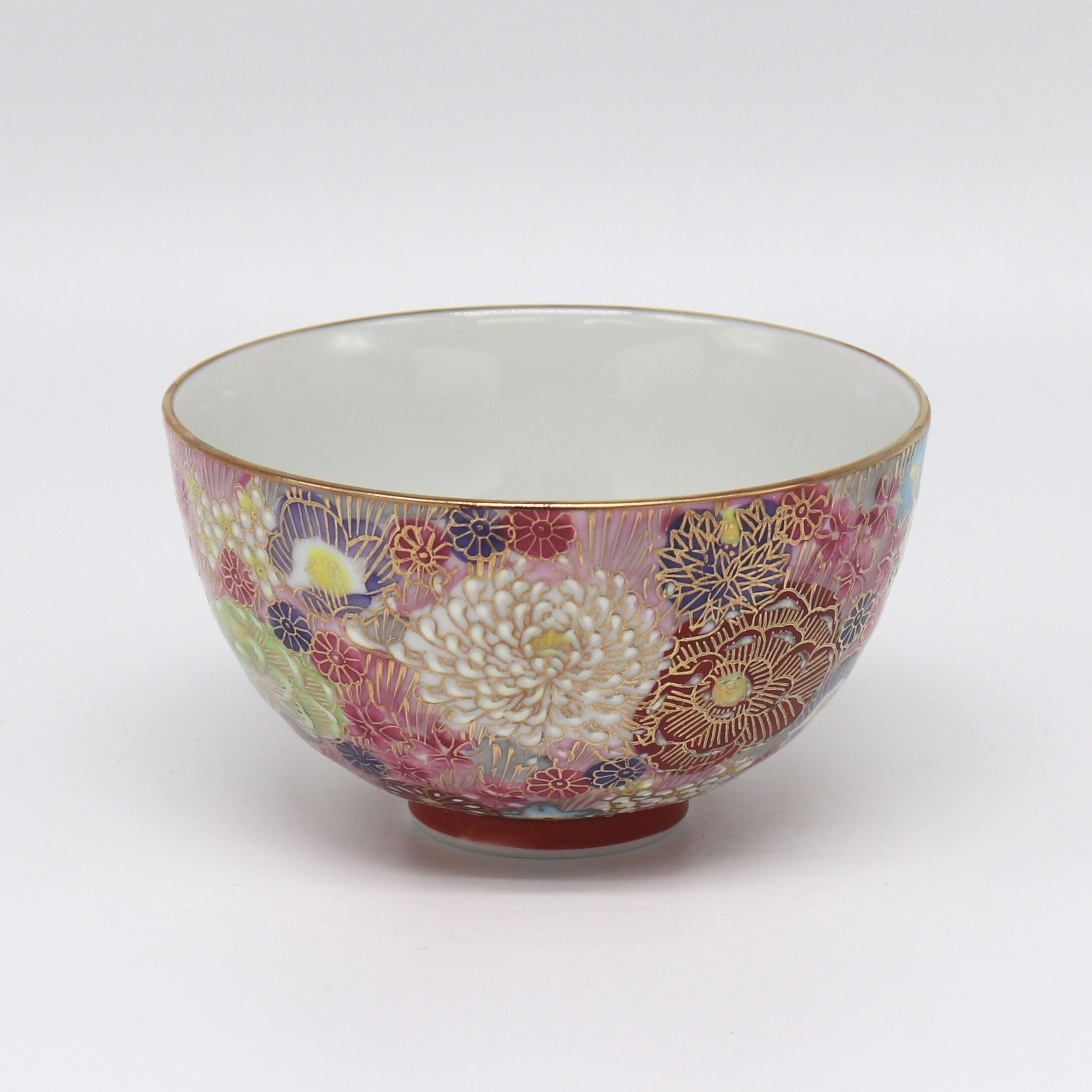 九谷焼　花詰　金彩小花　大鉢 70cb85c5d640a516494813622794f5