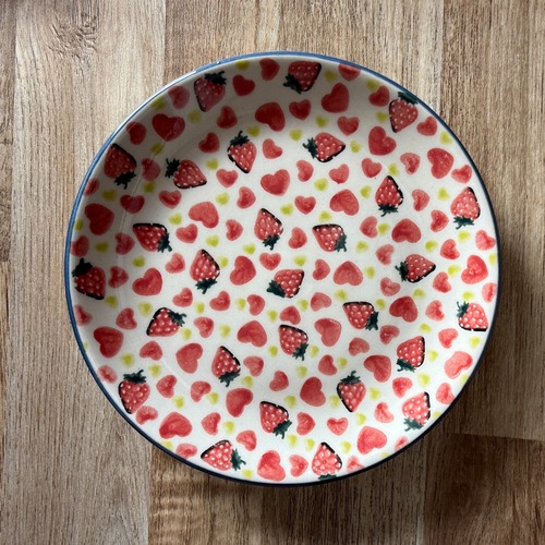 （専用商品）いちごとハートのプレート17cm