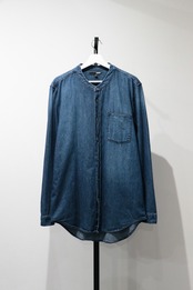 ELWOOD No collar denim shirt