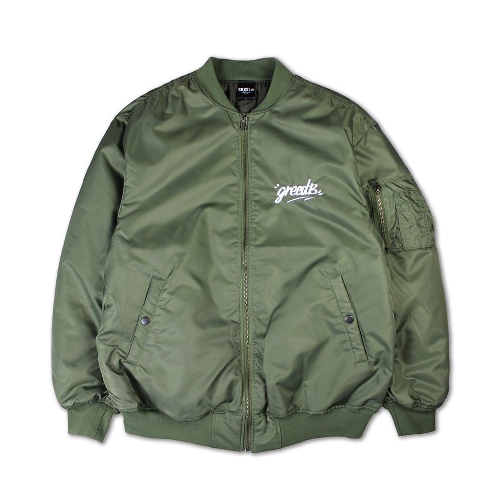 GREED13 MA-1 KHAKI GREEN Lサイズ | labiela.com