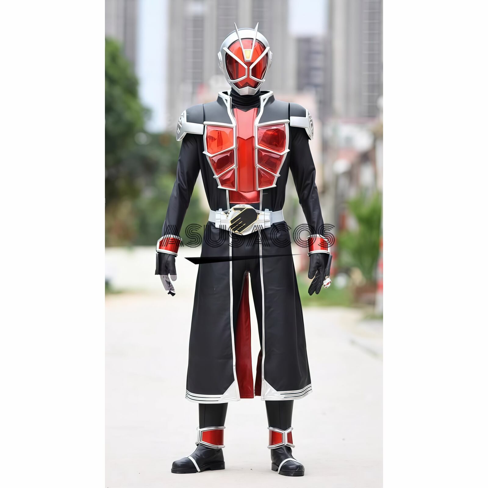 ASUSACOS 実物撮影！仮面ライダーウィザード コスプレ衣装（コルセット