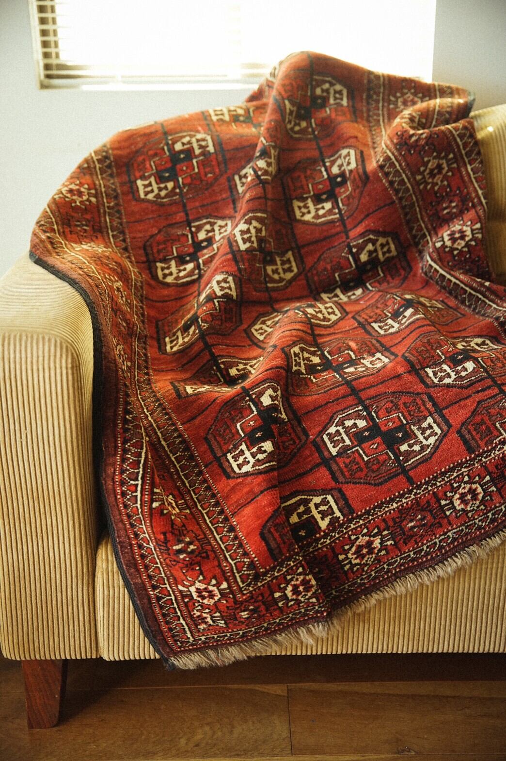 393-Semi Antique Turkmen Tekke rug