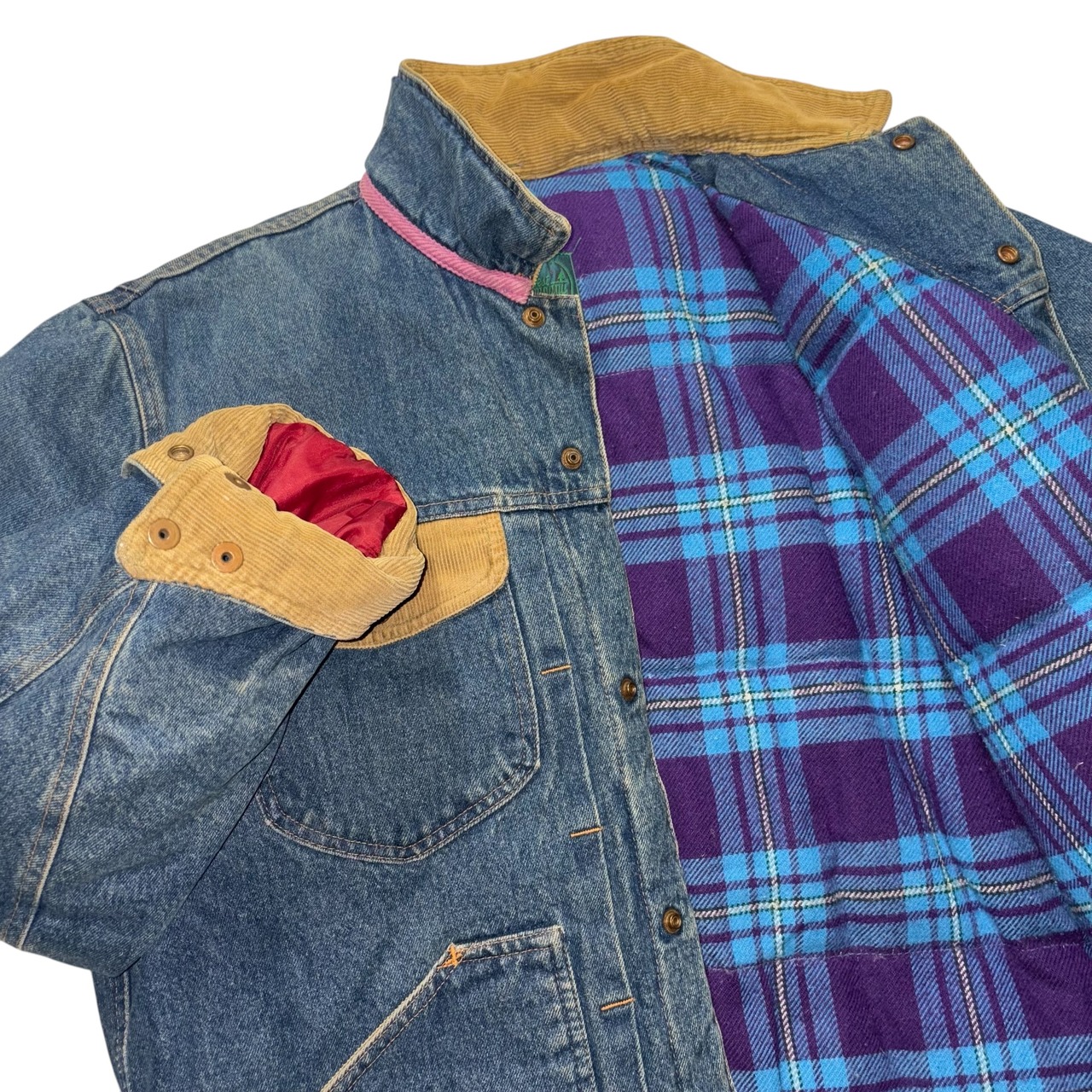 vintage BEST COMPANY denim down jacket