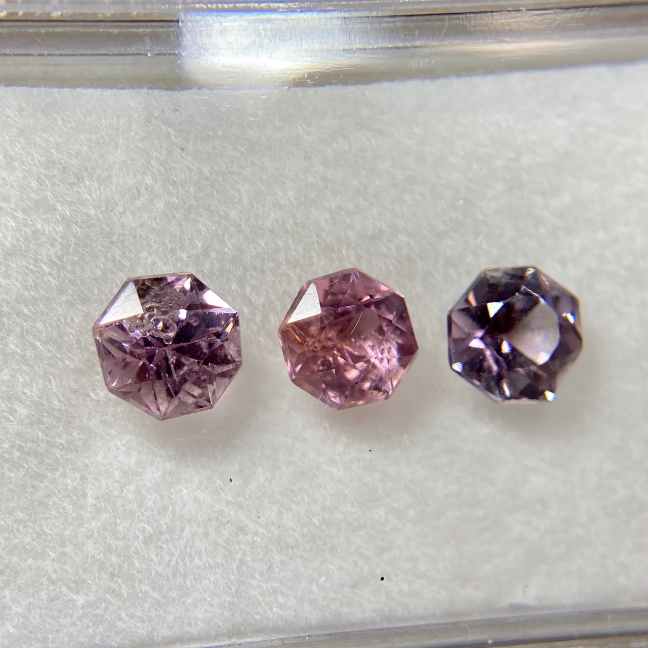 お花みたいなスピネル 訳アリセット 約4mm-5.1mm しれっと⑥