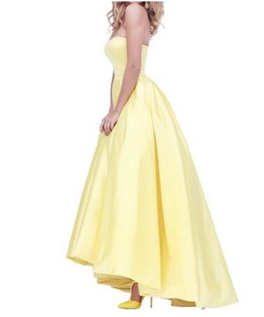 高品質！ パーティードレス 光沢サテン フィッシュテール 多色あり (ご  