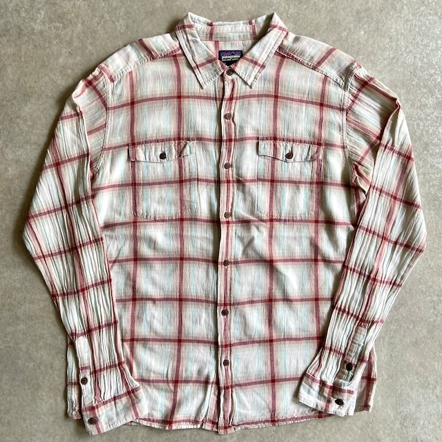 Patagonia  L/S  Check Shirt  L　H489