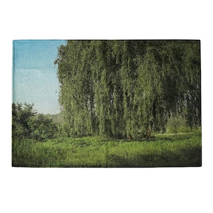 green willow rug 100*150 / グリーン ウィロウ ラグ フットマット カーペット 韓国 インテリア 雑貨