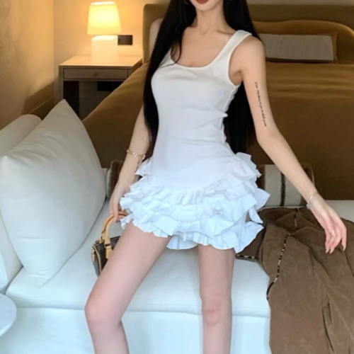 2色／フリルティアードデザインワンピ ・10990