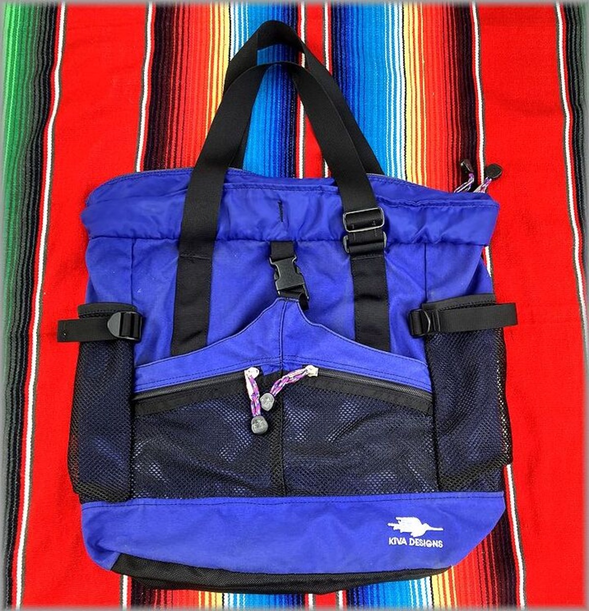 ☆KIVA DESIGNS キバデザイン 90s 2WAY バッグ トートバッグ リュック 