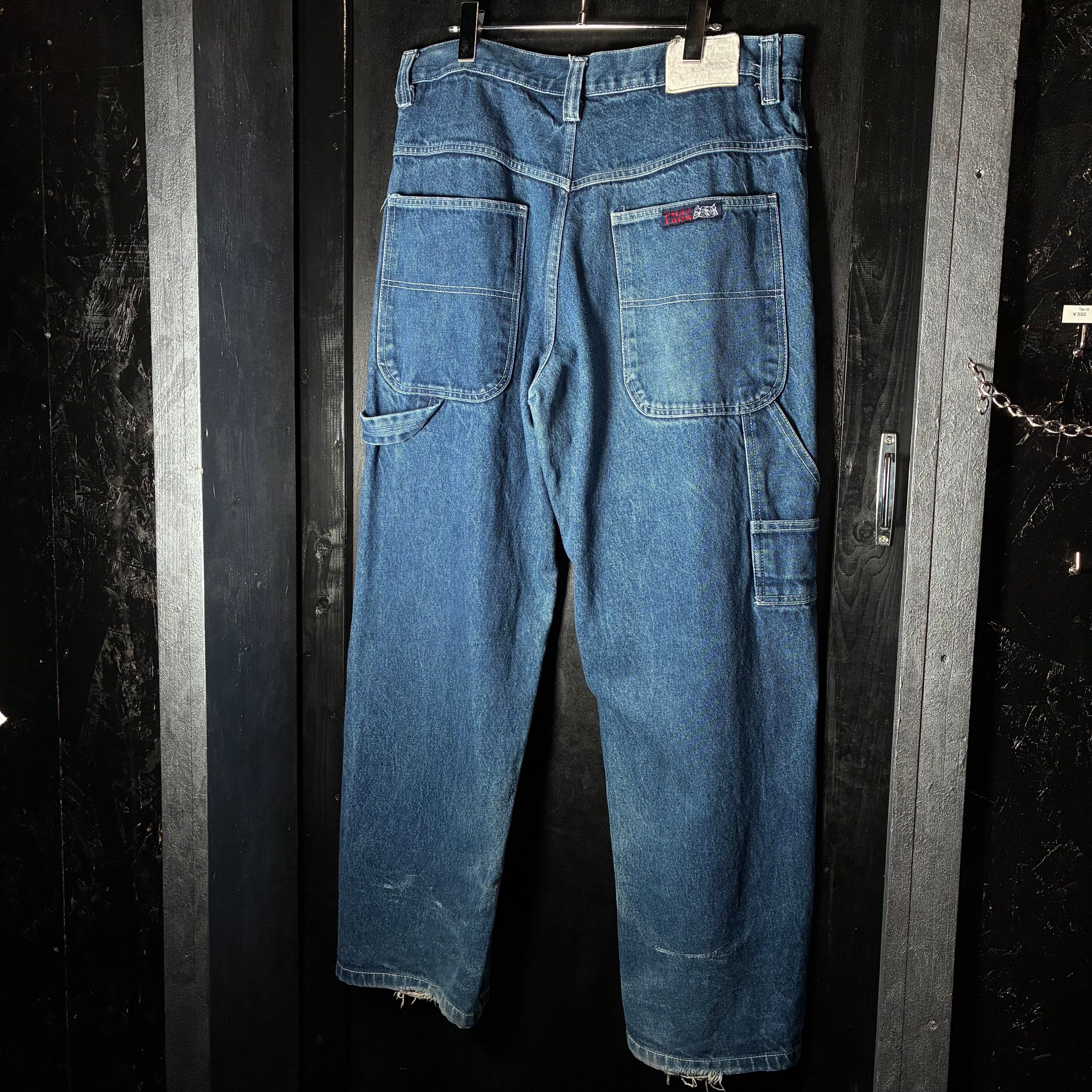 ぐりこphatfarm 極太 デニムカーゴペインターパンツ 90s 中古・古着通販】PHAT FARM (ファットファーム) ペインターパンツ