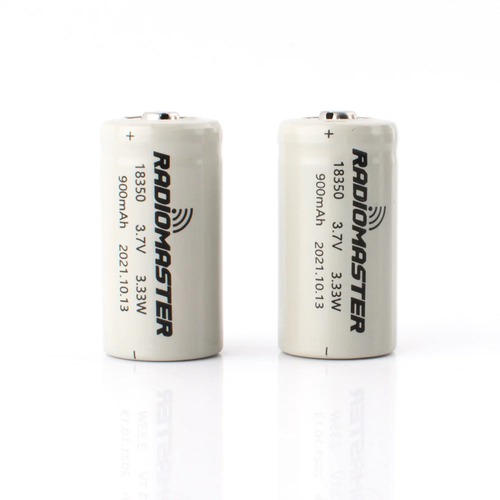 Radiomaster 900mah 3.7v Li-ion 18350 Cells for Zorro Radio Controller (2pcs)