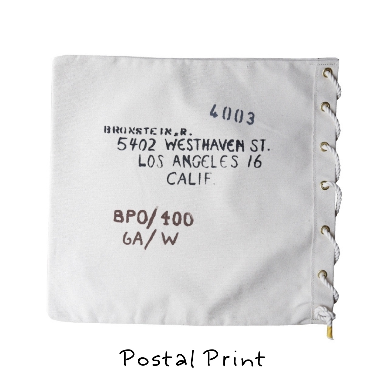 Vintage Canvas Cushion Cover