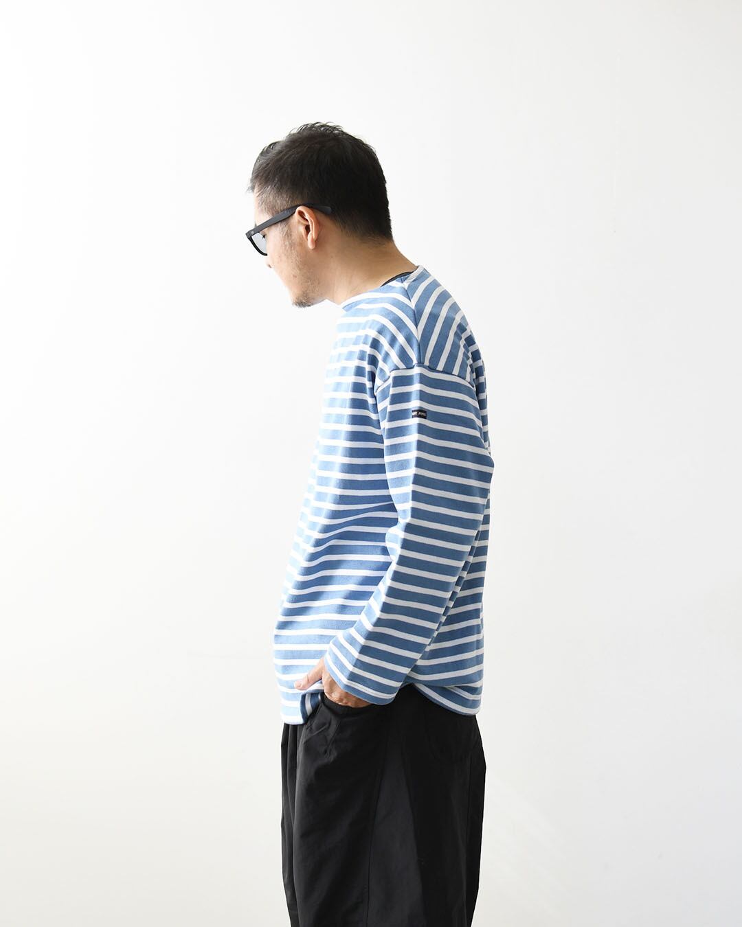 洋楽 j SAINT JAMES [20JC OUES LOOSE BORDER - NUAGE/NEIGE] [20jclb-nua-ne