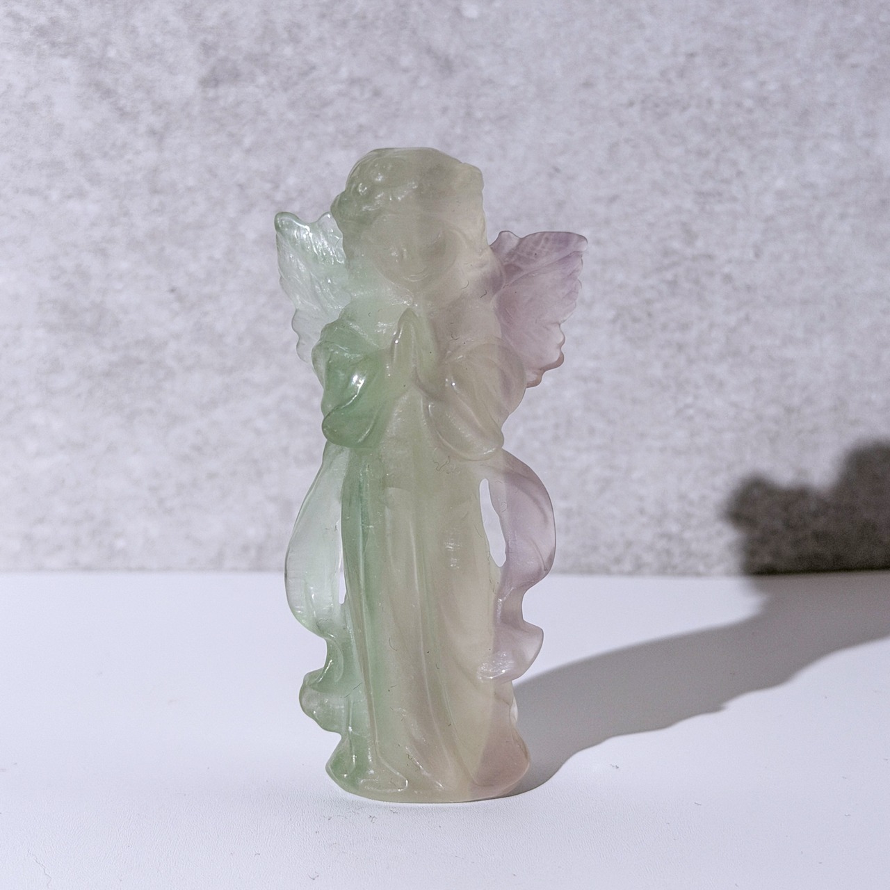 フローライト 天使 カービング * Fluorite * 天然石