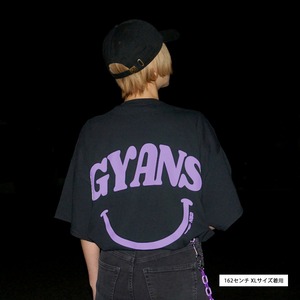 ＜スタンダードサイズ＞ GYANS Tシャツ  "ビッグスマイル" （バックロゴ）