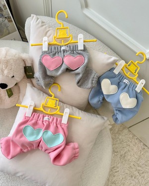 予約【songpyeon】Songpyeonine Non-Slip Heart Fit Pants (3color)