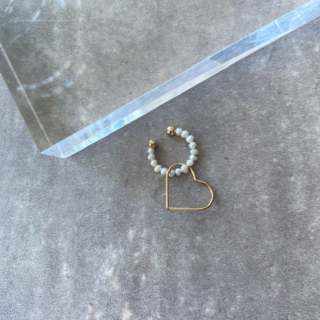 Petit Heart ear cuff