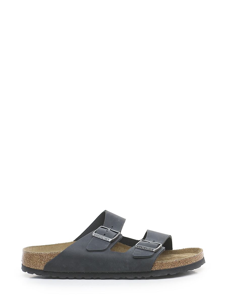 BIRKENSTOCK メンズ サンダル レザー・ラバー 黒