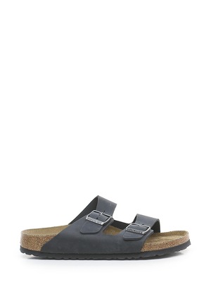 BIRKENSTOCK メンズ サンダル レザー・ラバー 黒
