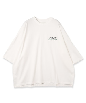 JE EMBROIDERY TEE(WHT)