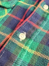 70s KLONDIKE FLANNEL SHIRT Size 16 1/2