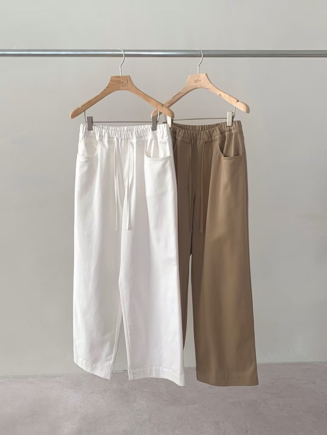 (LITER) rill cotton banding pants / 2color