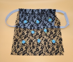 レース付きバンブーレーヨンマスク