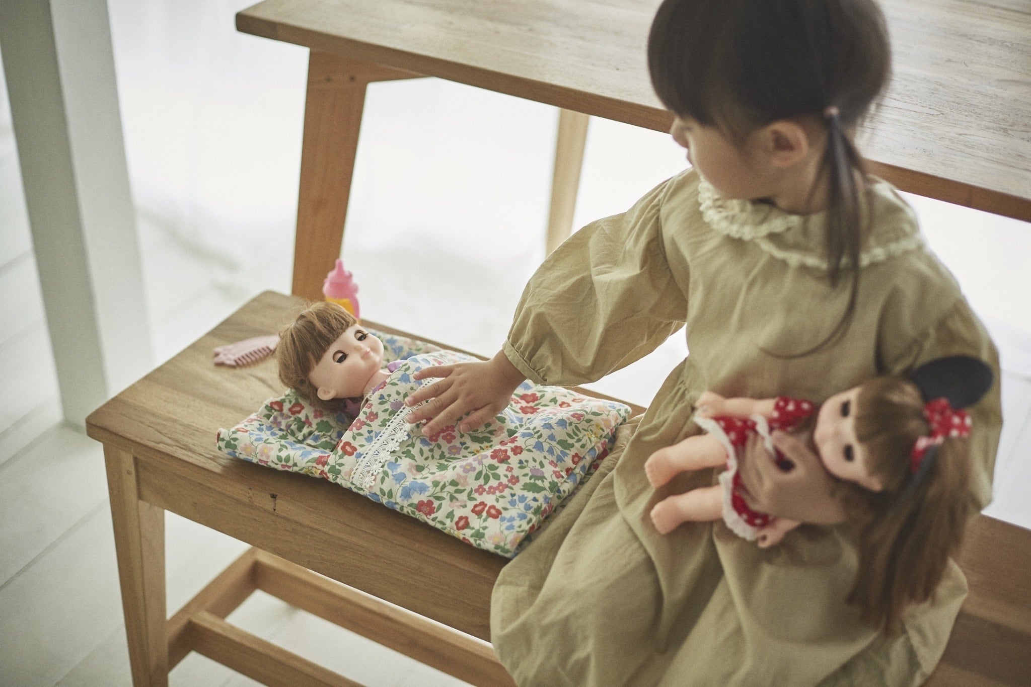 メルちゃん✳︎ソランちゃん✳︎ドールお布団バッグ | nutt'e