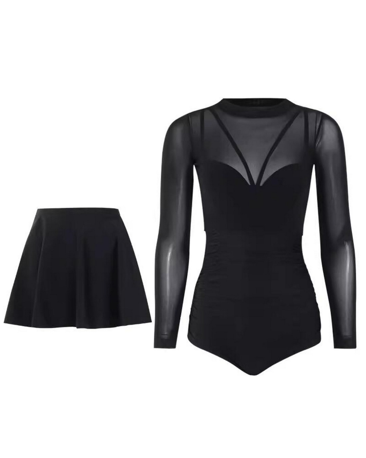 シースルーストラップ水着 2color A0121 - 16