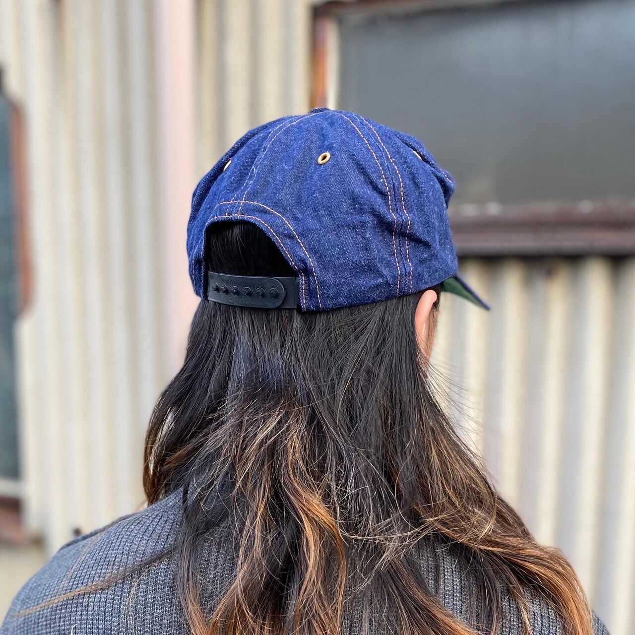 Usa製 ビンテージ デニムベースボールキャップ スナップバック メンズ レディース 古着 ヴィンテージ 濃紺 帽子 Cave 古着屋 公式 古着通販サイト