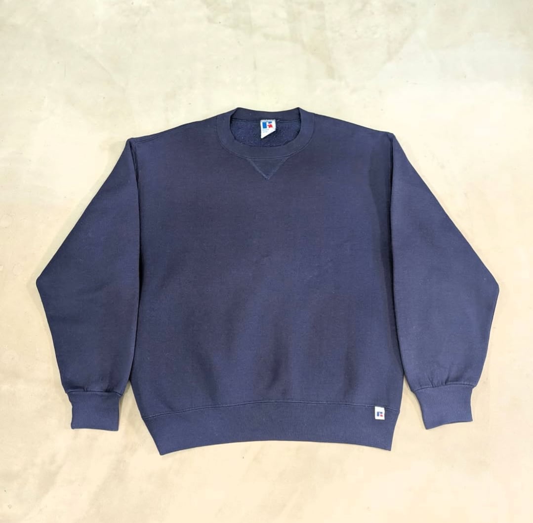 90s russell solid sweat shirt 小岩店