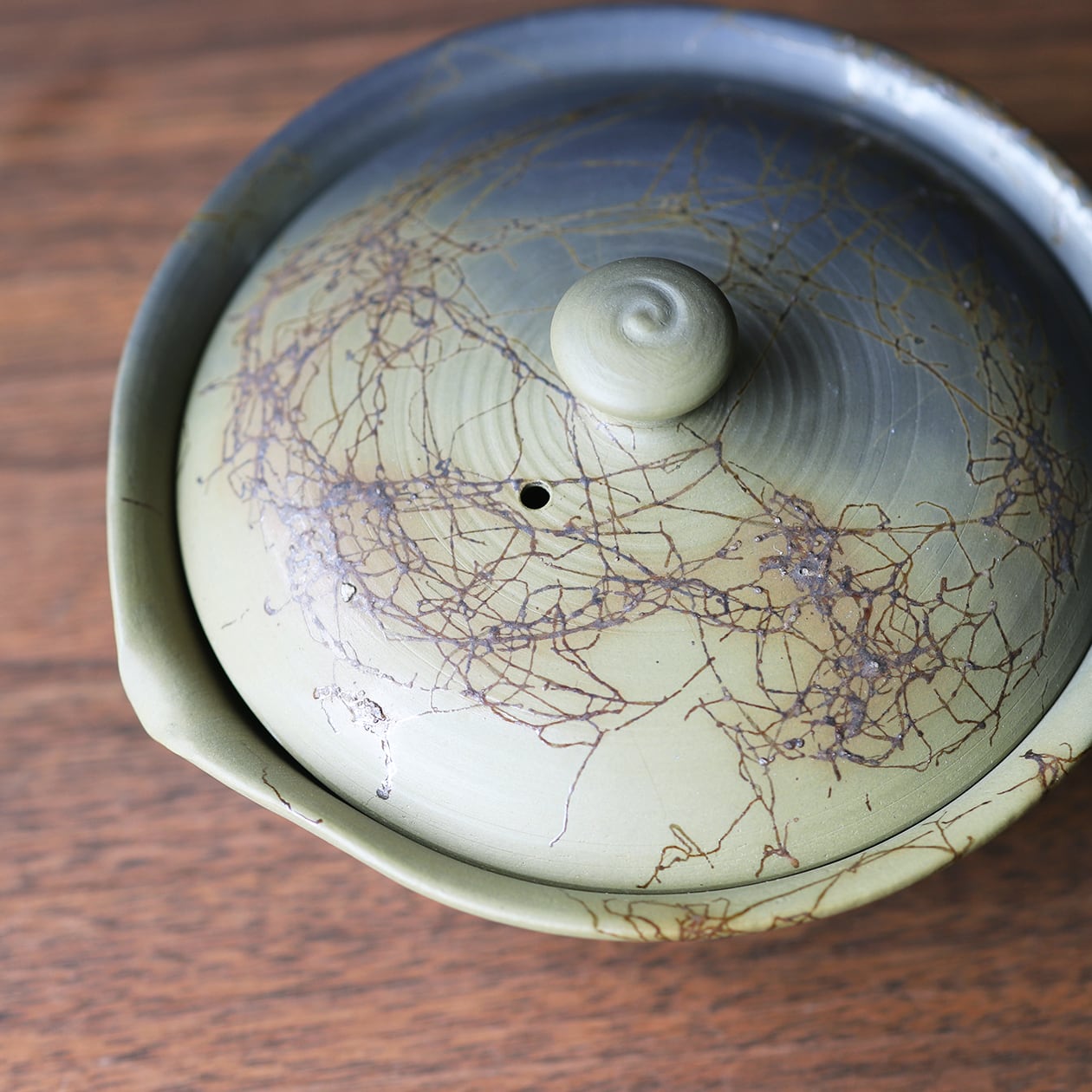 緑窯変藻掛け 絞り出し 片山白山（常滑焼） | にっこう生活館 ONLINE