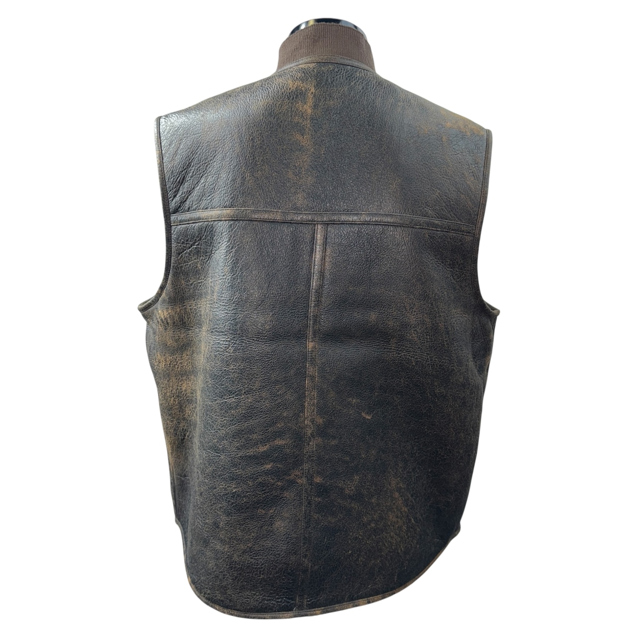 【STUSSY】ステューシー ムートン リバーシブル レザーベスト M