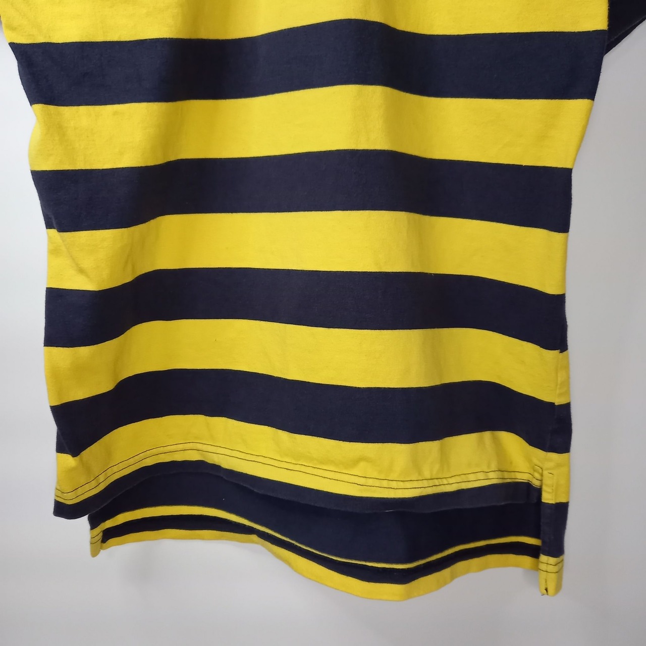 ラルフローレン　旧タグ　アメリカ製　ポロシャツ　刺繍タグ　ボーダー　L