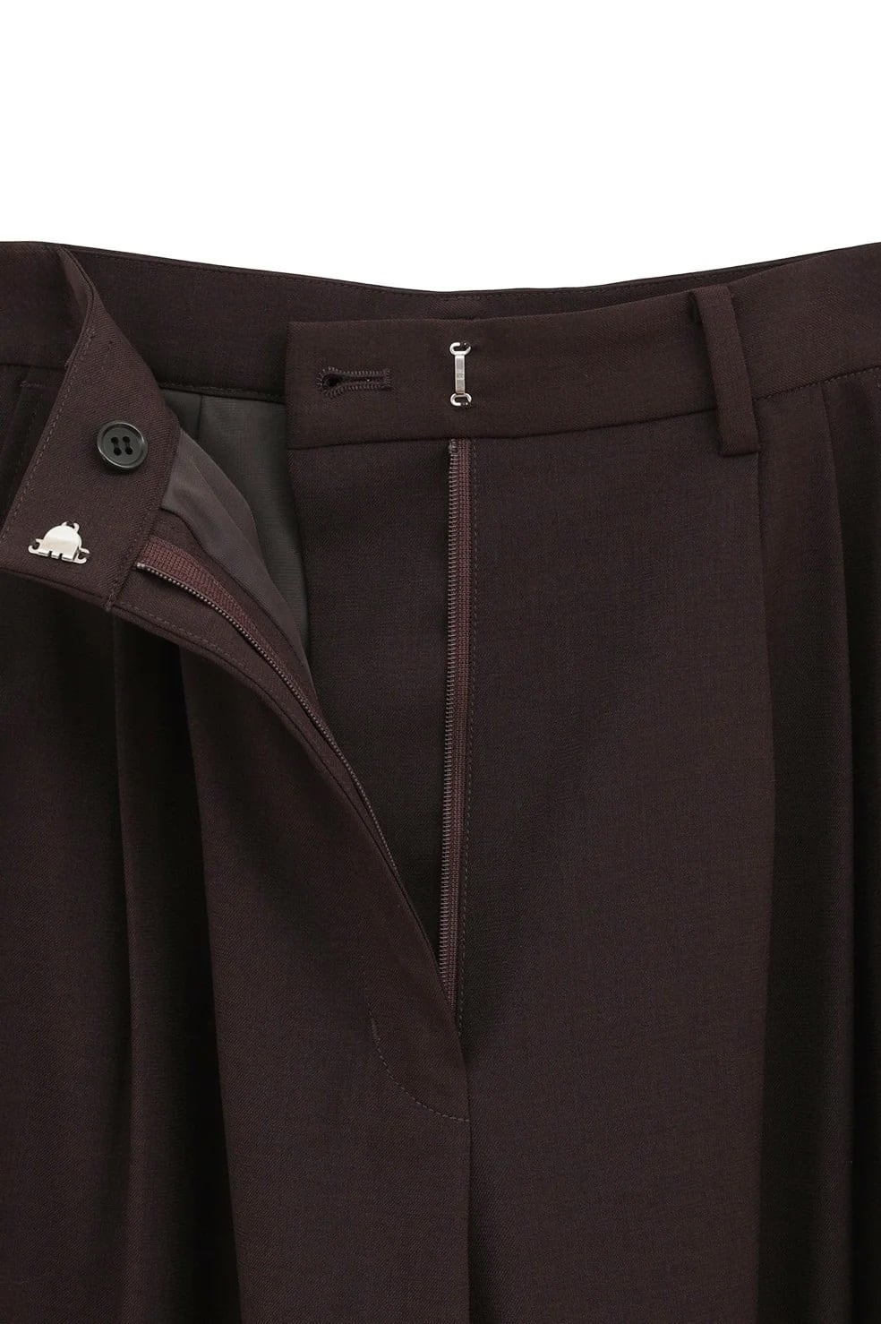 CLANE(クラネ) BASIC TUCK PANTS BROWN | サウスオレンジ｜メンズ