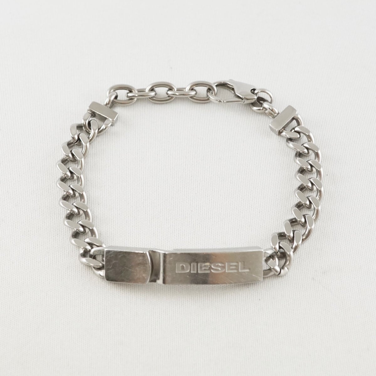 DIESEL ディーゼル DX0966040 ロゴプレート＆チェーン メンズ