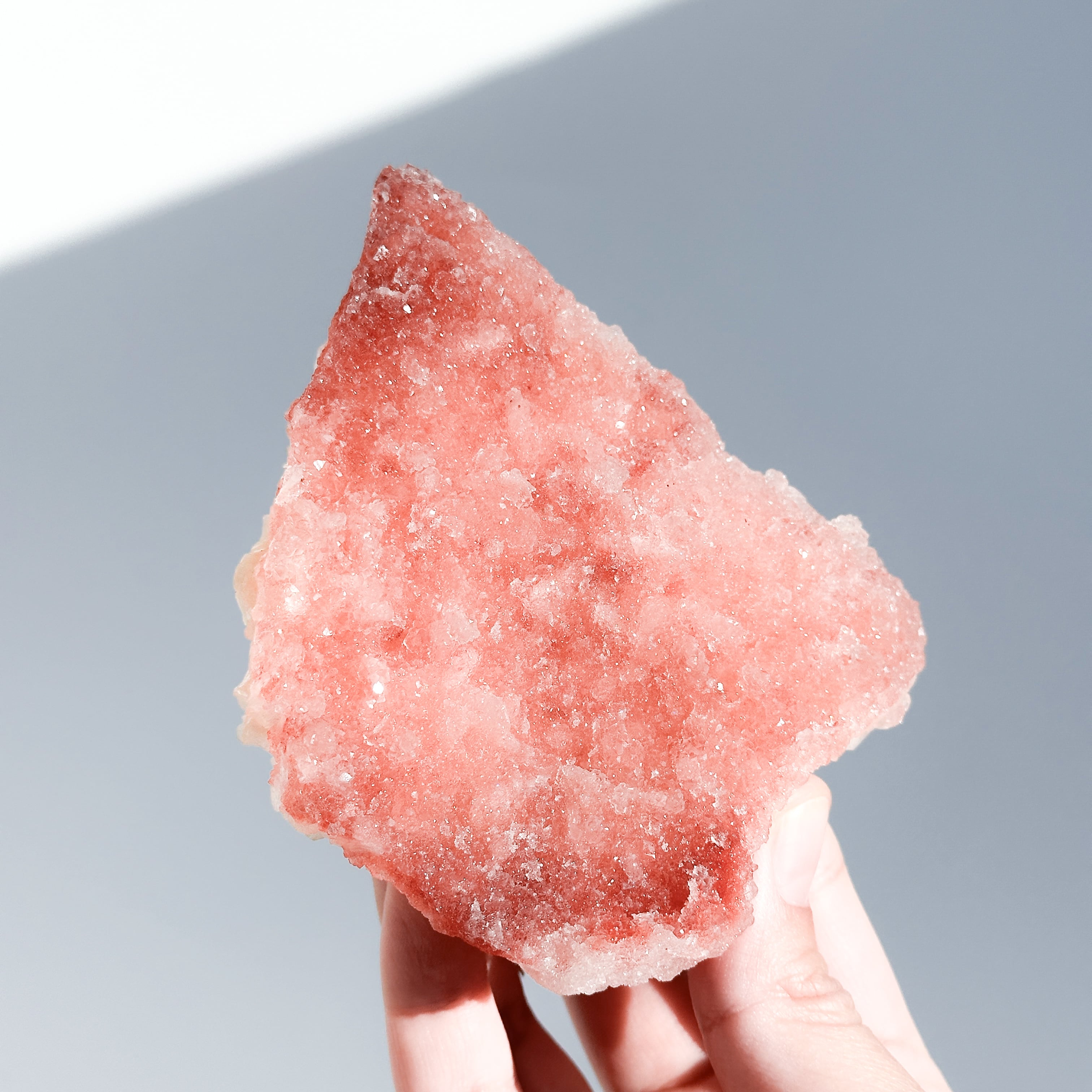 レッドアポフィライト(スティルバイト共生) 03◇Red Apophyllite